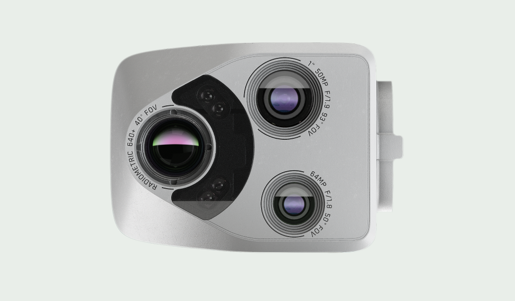 Skydio X10 VT300-L 鏡頭模組具備遠距熱成像與高倍變焦功能