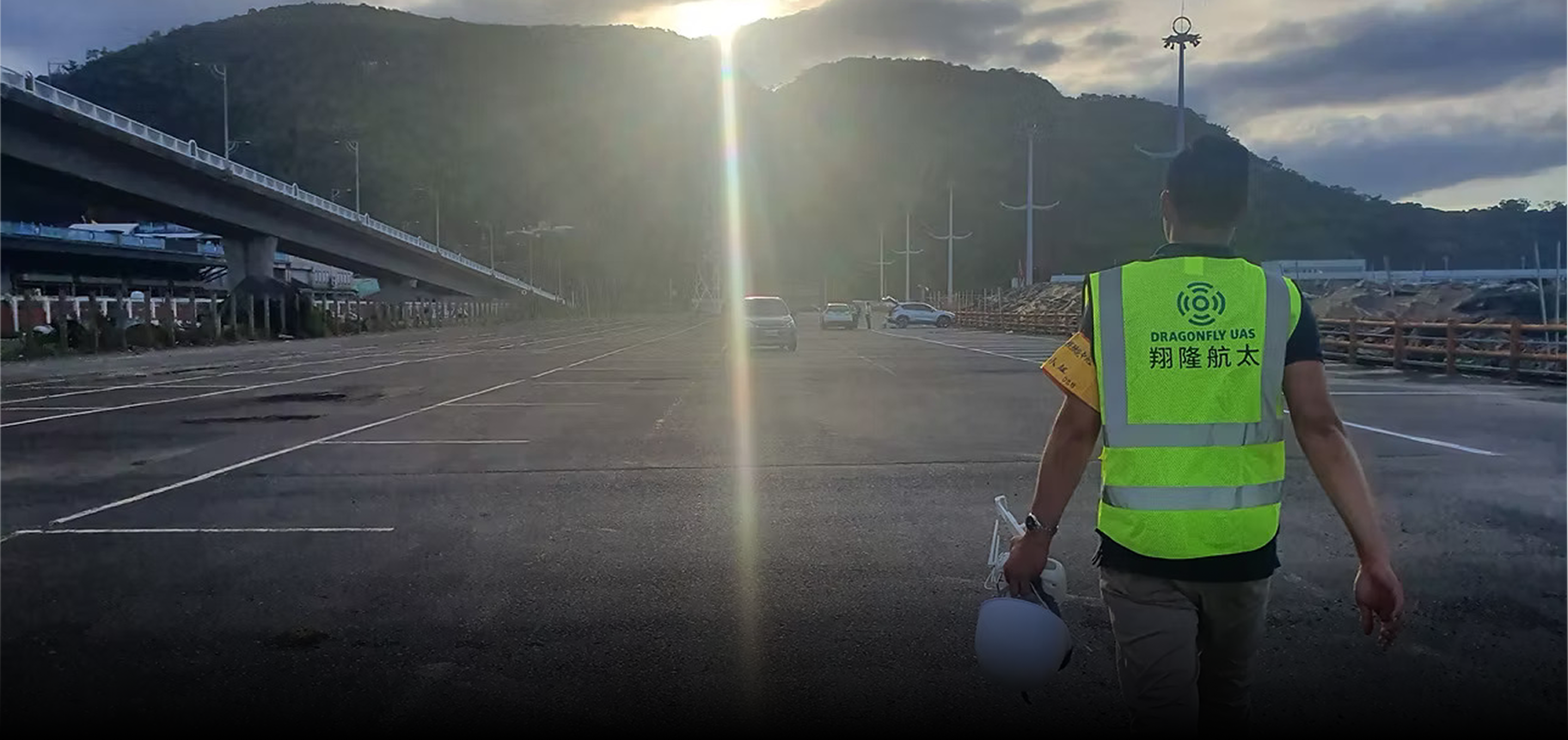 Soaring Aerospace pilot prepares for UAV operations on-site