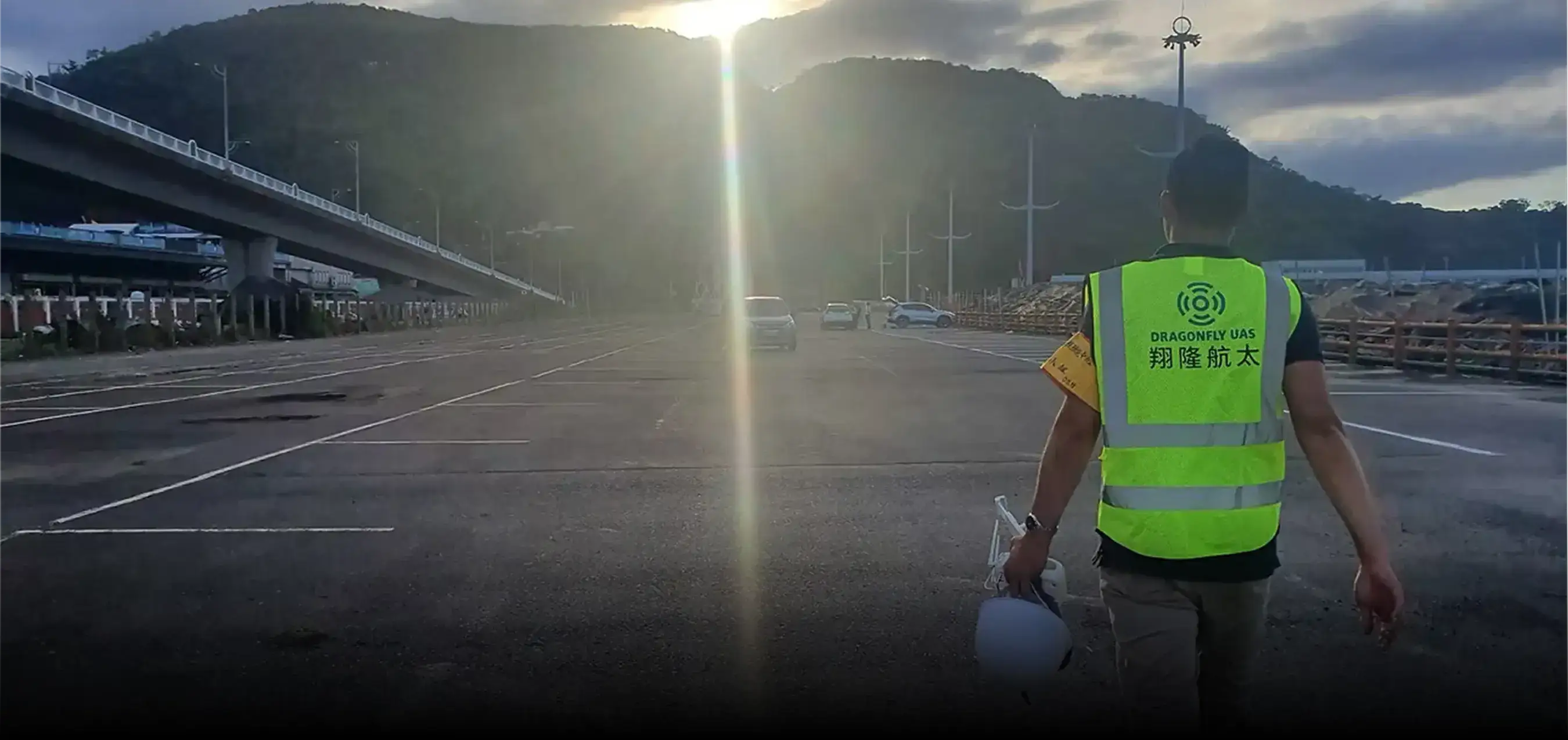 Soaring Aerospace pilot prepares for UAV operations on-site